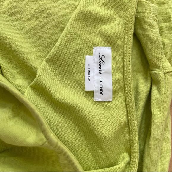 Lovers and Friends May Top  in Chartreuse Green  M - Picture 7 of 9